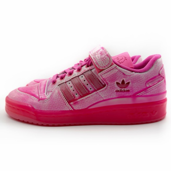 Adidas Forum Low Jeremy Scott Dipped Sneakers Mens Size 6.5 / Womens 8 Hot Pink